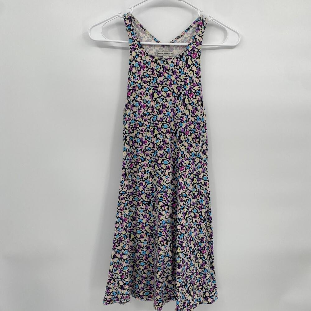 American Eagle Outfitters Racerback Skater Dress Floral Print size Small